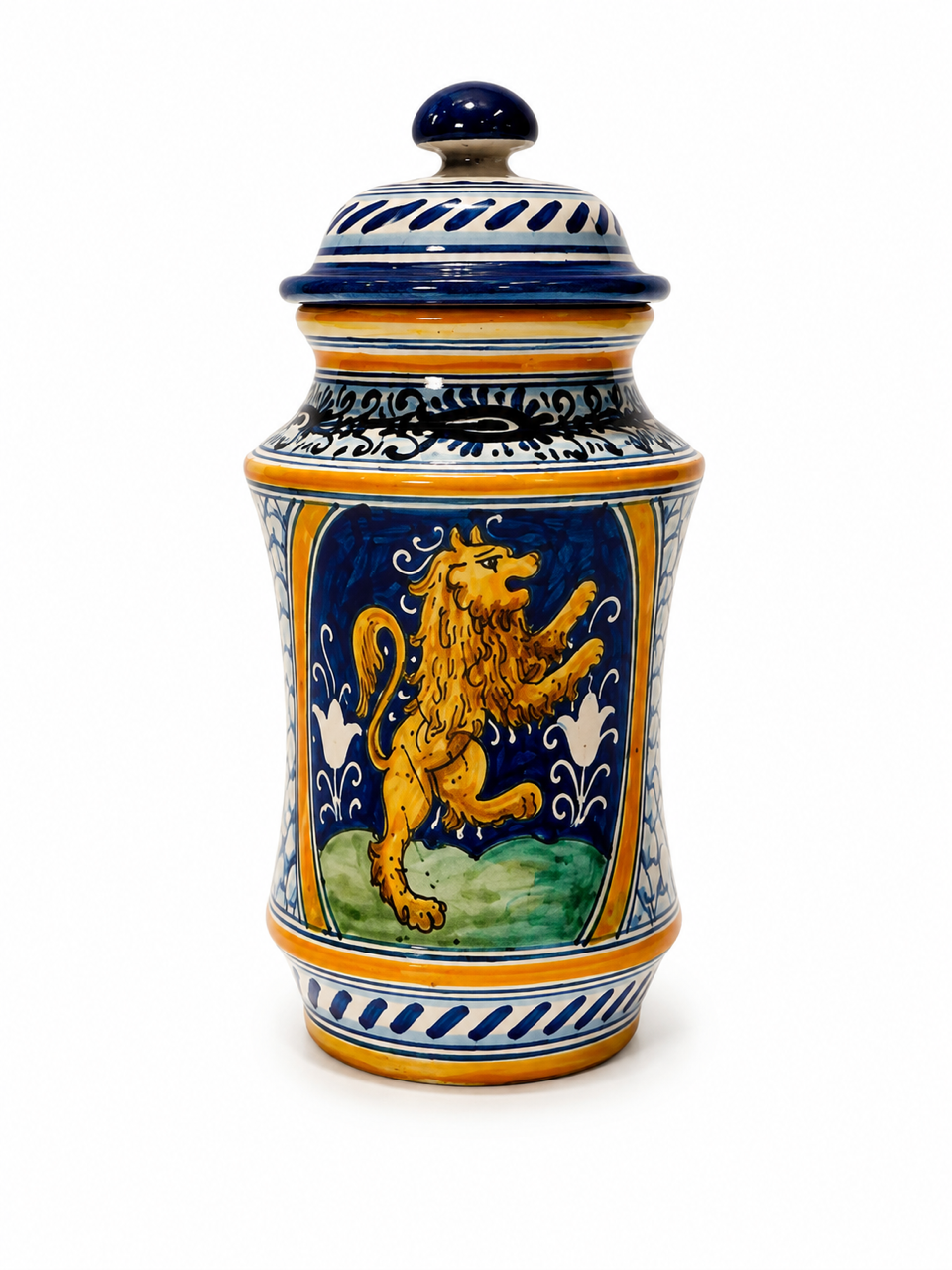 VINTAGE & COLLECTIBLE CERAMICS Bertini “Leone” Italian Ceramic Canister