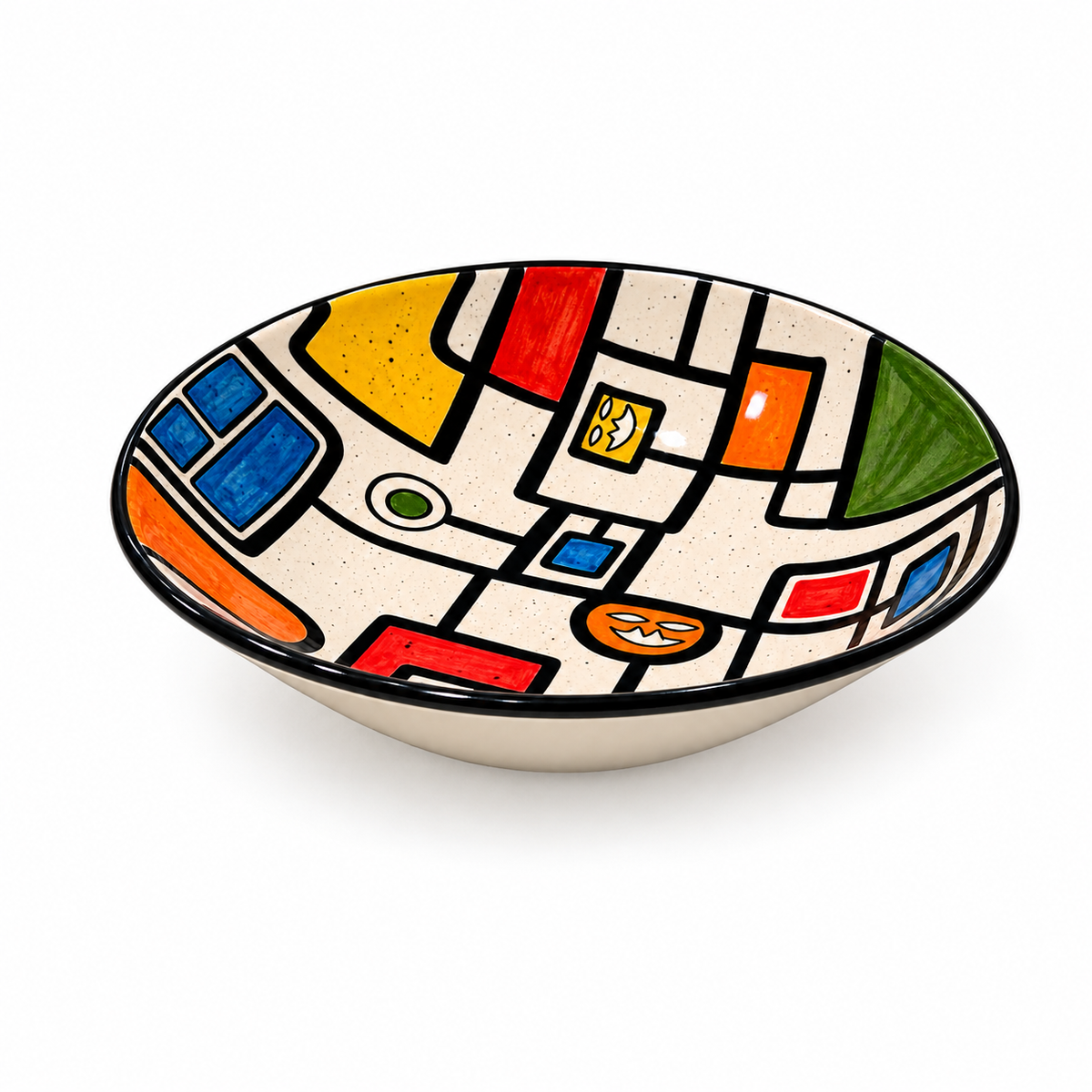 Modern Abstract Bowl 1