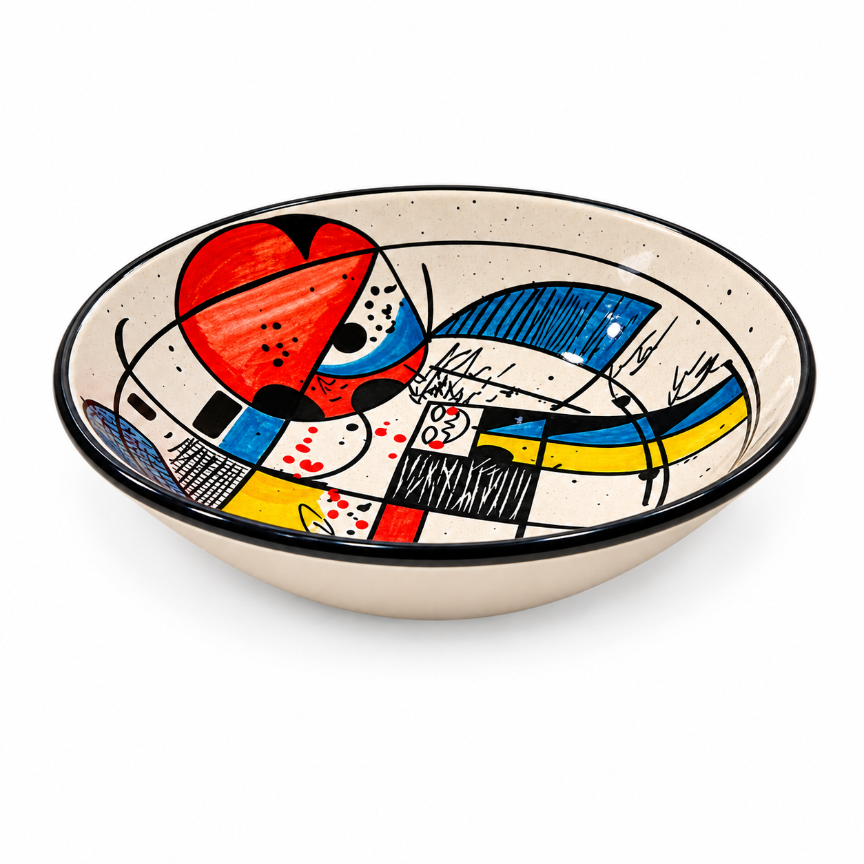 Modern Abstract Bowl 3