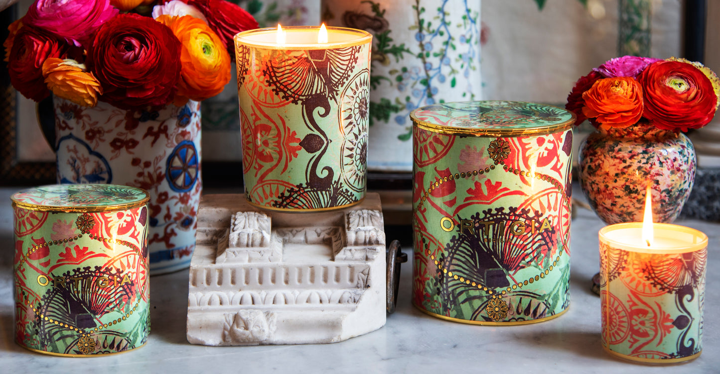 Ortigia Sicilia Glass Plate & Soap- Fico d'India