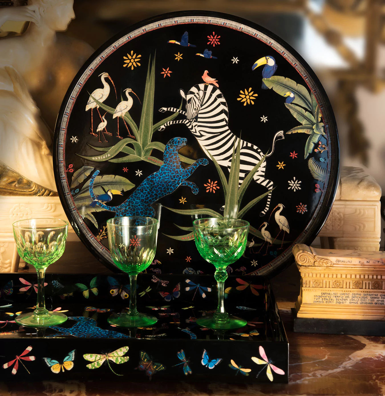 Ortigia Sicilia Jungle Tray - 21x21