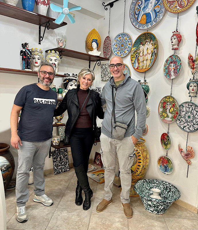 Modern Moro Iridescent Green Moorish Head - Small, ceramics, pottery, italian design, majolica, handmade, handcrafted, handpainted, home decor, kitchen art, home goods, deruta, majolica, Artisan, treasures, traditional art, modern art, gift ideas, style, SF, shop small business, artists, shop online, landmark store, legacy, one of a kind, limited edition, gift guide, gift shop, retail shop, decorations, shopping, italy, home staging, home decorating, home interiors