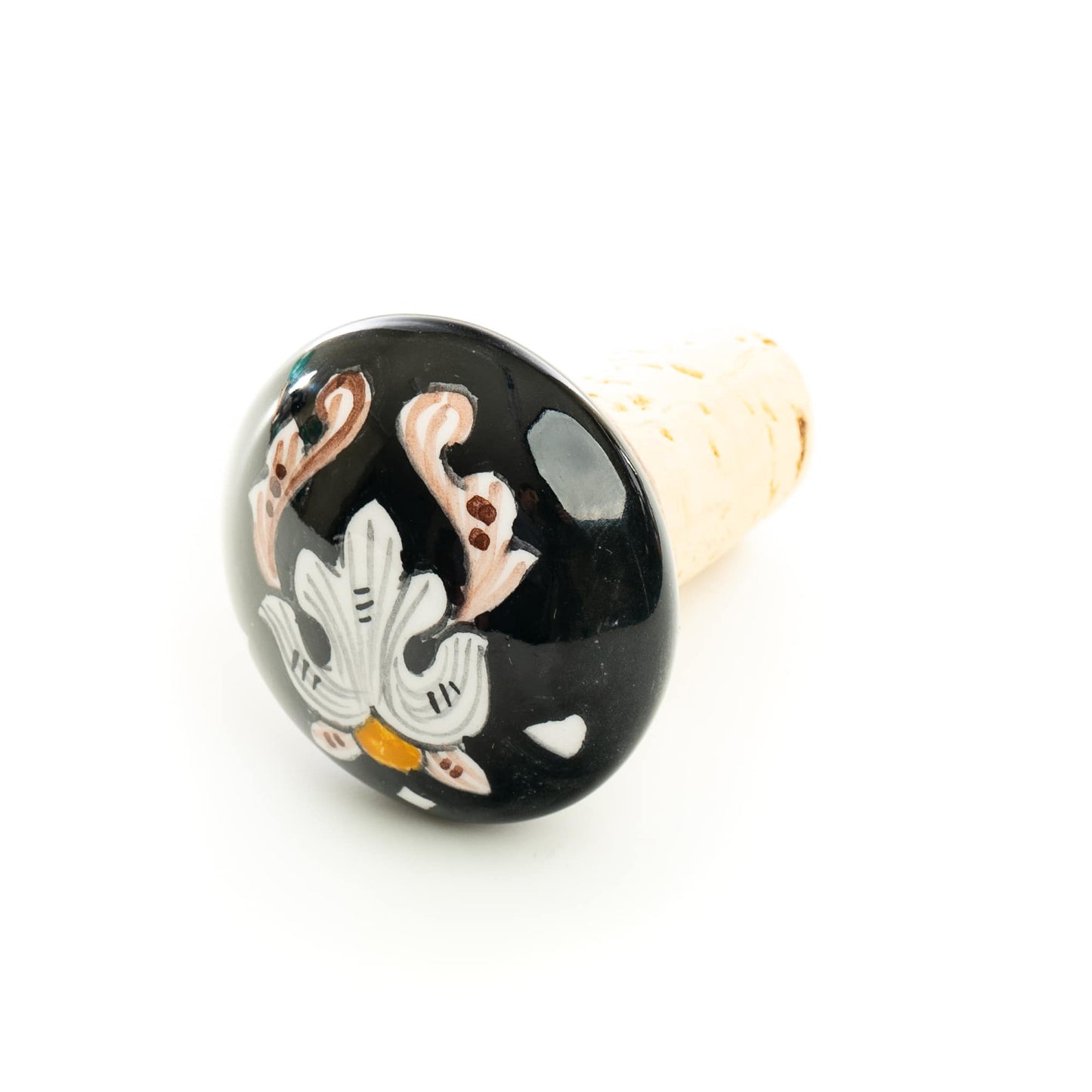Siena Wine Stopper, ceramics, pottery, italian design, majolica, handmade, handcrafted, handpainted, home decor, kitchen art, home goods, deruta, majolica, Artisan, treasures, traditional art, modern art, gift ideas, style, SF, shop small business, artists, shop online, landmark store, legacy, one of a kind, limited edition, gift guide, gift shop, retail shop, decorations, shopping, italy, home staging, home decorating, home interiors
