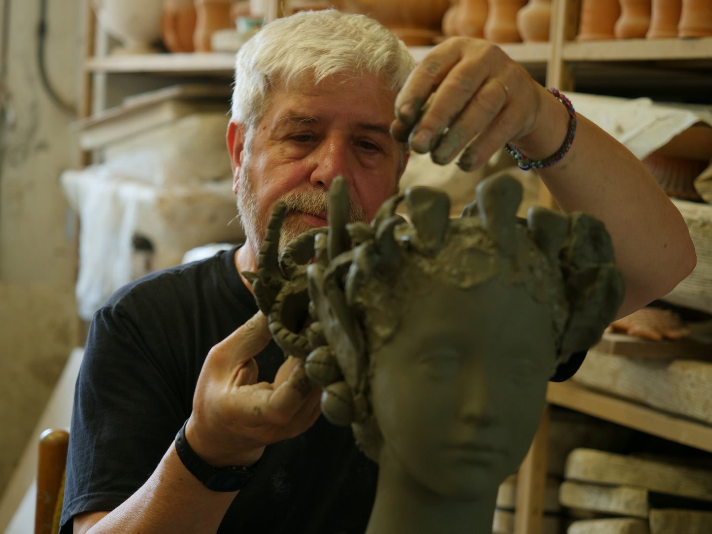 Ceramiche D'arte Dolfi Mandarini Wine Vase, ceramics, pottery, italian design, majolica, handmade, handcrafted, handpainted, home decor, kitchen art, home goods, deruta, majolica, Artisan, treasures, traditional art, modern art, gift ideas, style, SF, shop small business, artists, shop online, landmark store, legacy, one of a kind, limited edition, gift guide, gift shop, retail shop, decorations, shopping, italy, home staging, home decorating, home interiors