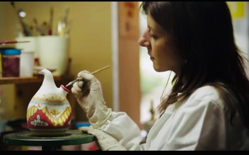 Ricamo Rosso Pia's Mug, Large, ceramics, pottery, italian design, majolica, handmade, handcrafted, handpainted, home decor, kitchen art, home goods, deruta, majolica, Artisan, treasures, traditional art, modern art, gift ideas, style, SF, shop small business, artists, shop online, landmark store, legacy, one of a kind, limited edition, gift guide, gift shop, retail shop, decorations, shopping, italy, home staging, home decorating, home interiors