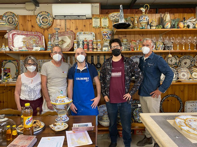 Antico Deruta - Utensil Risotto Spoon, ceramics, pottery, italian design, majolica, handmade, handcrafted, handpainted, home decor, kitchen art, home goods, deruta, majolica, Artisan, treasures, traditional art, modern art, gift ideas, style, SF, shop small business, artists, shop online, landmark store, legacy, one of a kind, limited edition, gift guide, gift shop, retail shop, decorations, shopping, italy, home staging, home decorating, home interiors