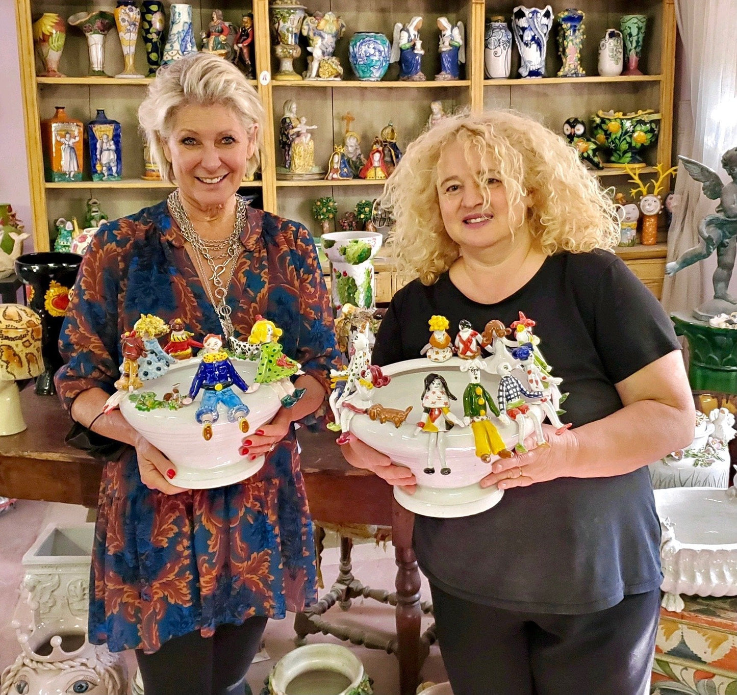 Funny People Man with Red Hair Vase, ceramics, pottery, italian design, majolica, handmade, handcrafted, handpainted, home decor, kitchen art, home goods, deruta, majolica, Artisan, treasures, traditional art, modern art, gift ideas, style, SF, shop small business, artists, shop online, landmark store, legacy, one of a kind, limited edition, gift guide, gift shop, retail shop, decorations, shopping, italy, home staging, home decorating, home interiors