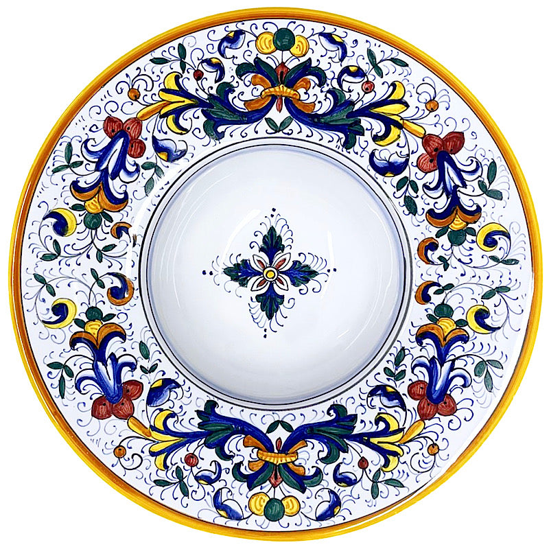 Ricco Deruta Dinnerware, biordi, italian style, design, art, fashion, traditional, christmas, holiday shopping, handmade, handcrafted, handpainted