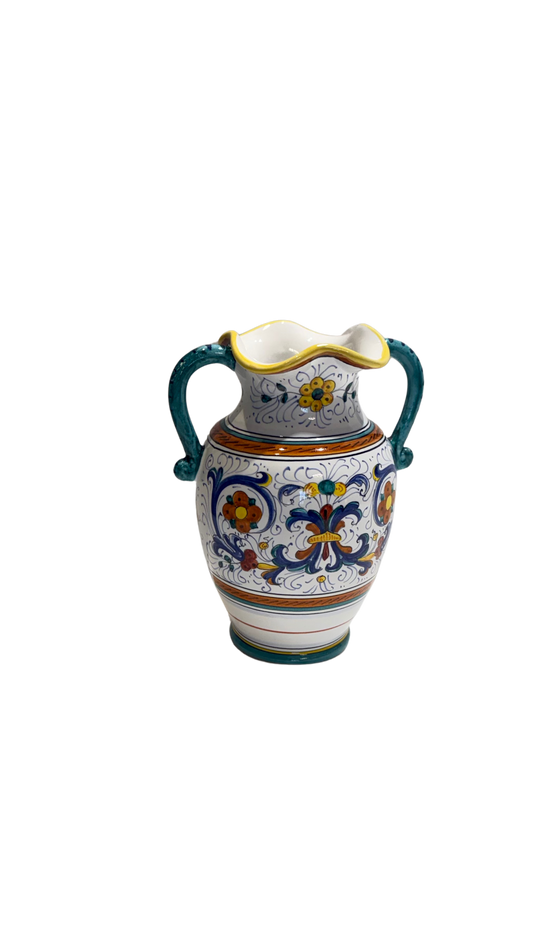 VINTAGE & COLLECTIBLE CERAMICS Ricco Deruta Small Vase – CAMA Collection (Collectors’ Piece)