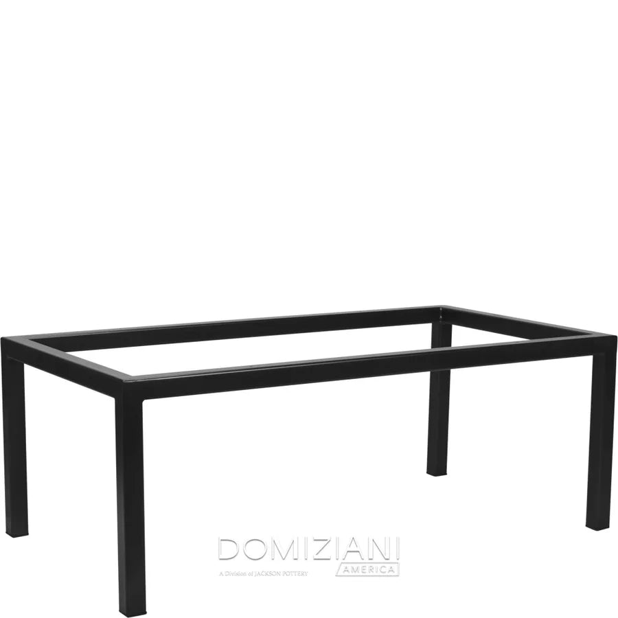 Domiziani Coffee Table Base, 1.5 in. Frame, Powder Coated Steel - Black, ceramics, pottery, italian design, majolica, handmade, handcrafted, handpainted, home decor, kitchen art, home goods, deruta, majolica, Artisan, treasures, traditional art, modern art, gift ideas, style, SF, shop small business, artists, shop online, landmark store, legacy, one of a kind, limited edition, gift guide, gift shop, retail shop, decorations, shopping, italy, home staging, home decorating, home interiors
