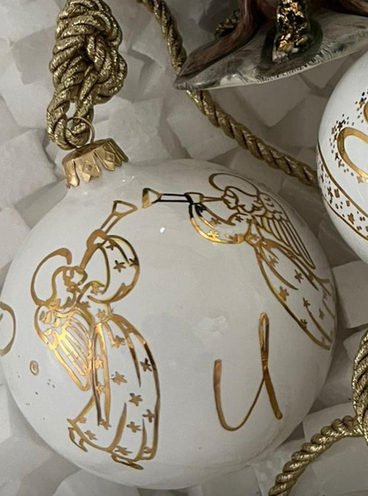 Ornament- Angels w/ 24 Karat Gold