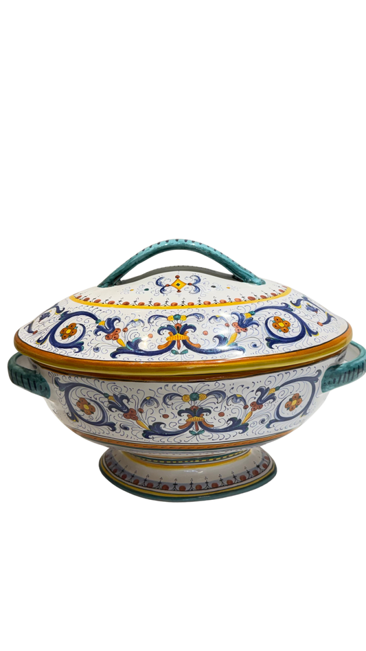 VINTAGE AND COLLECTIBLES Ricco Deruta Tureen with Lid — CAMA Ceramiche