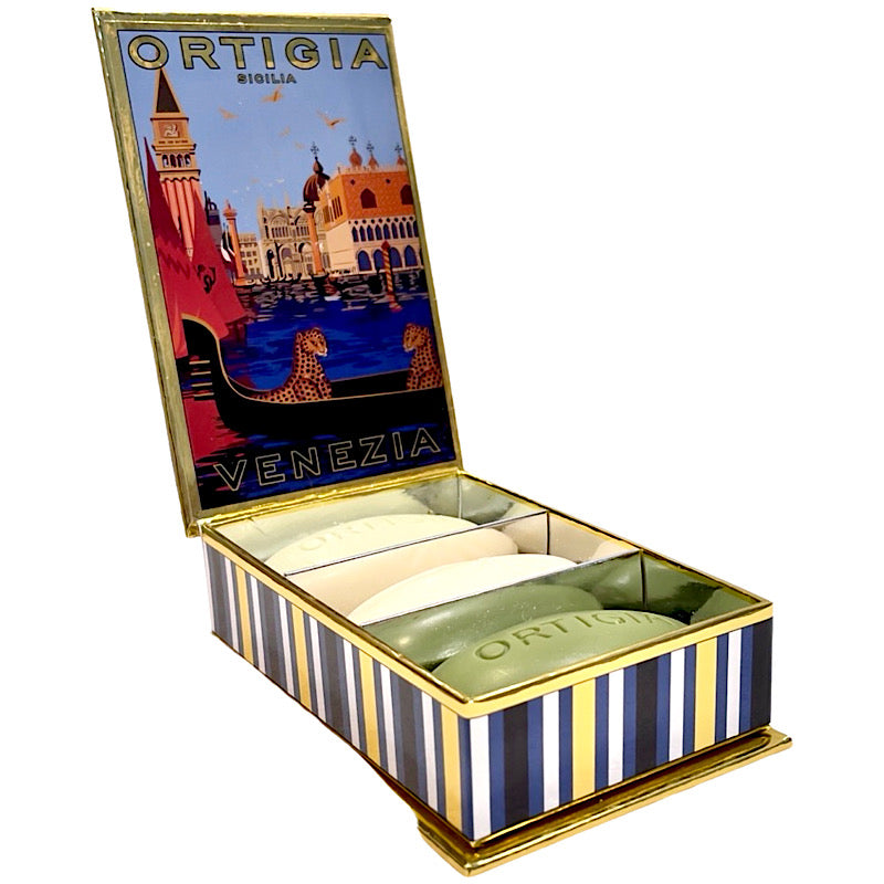 Ortigia Sicilia Olive Oil Soap Set- Venezia