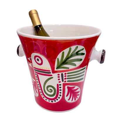 Festive Rooster Ice Bucket