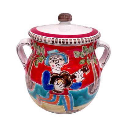 Musicians Biscotti Jar by De Simone