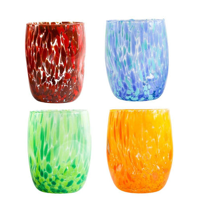 Viva Murano Glass Tumblers – Orange