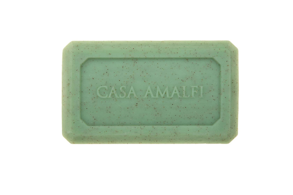 Aperitivo in Amalfi Gift Set — Hand-Painted Alici Rosse Soap Dish & Italian Scrub Soap