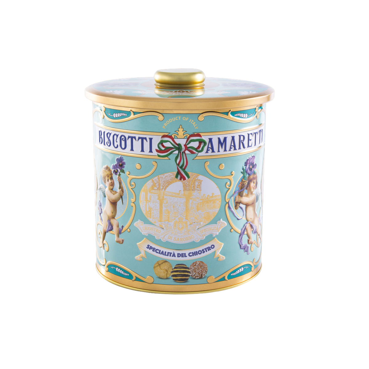 Amaretti di Saronno in Vintage Blue Keepsake Tin – Chiostro di Saronno