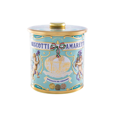 Amaretti di Saronno in Vintage Blue Keepsake Tin – Chiostro di Saronno