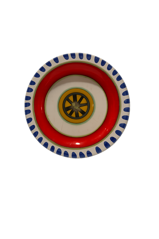 Giovanni De Simone Original Decorative Red Ring Med Plate