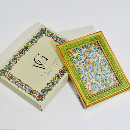 Basilico Florentine Carved Wood Photo Frame, 4x6