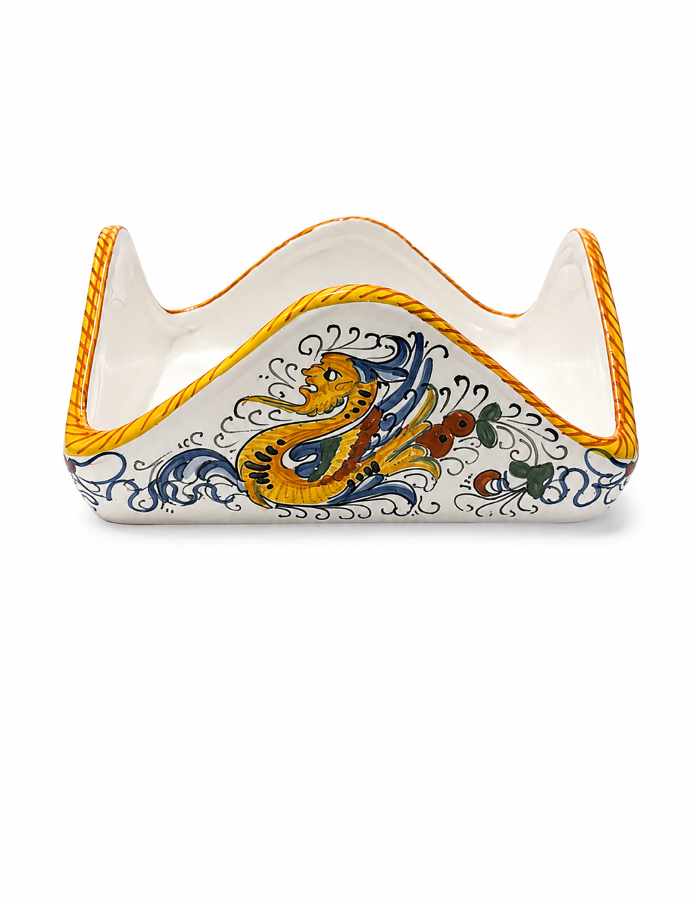 VINTAGE & COLLECTIBLE CERAMICS Franco Mari Raffaellesco Napkin Holder