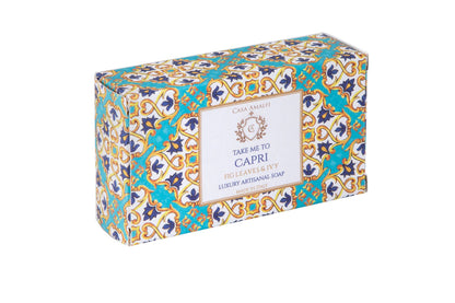 Take Me to Capri Gift Set — Two Italian Soaps, Fig Leaves & Ivy and Blue Grotto