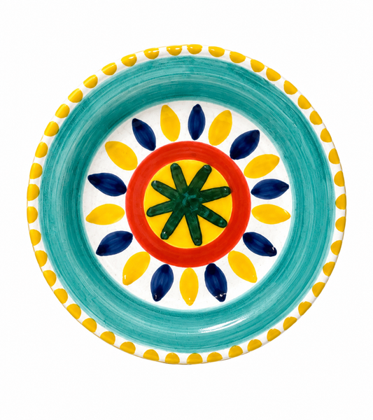 Giovanni De Simone Original Decorative Green Ring Plate
