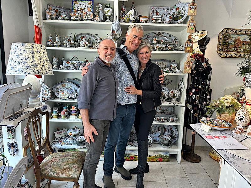 Blue Carnation Platter - Fish Large, ceramics, pottery, italian design, majolica, handmade, handcrafted, handpainted, home decor, kitchen art, home goods, deruta, majolica, Artisan, treasures, traditional art, modern art, gift ideas, style, SF, shop small business, artists, shop online, landmark store, legacy, one of a kind, limited edition, gift guide, gift shop, retail shop, decorations, shopping, italy, home staging, home decorating, home interiors