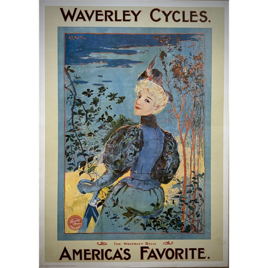 Waverley Cycles (1896) – A.R. Beck | Ricordi Poster