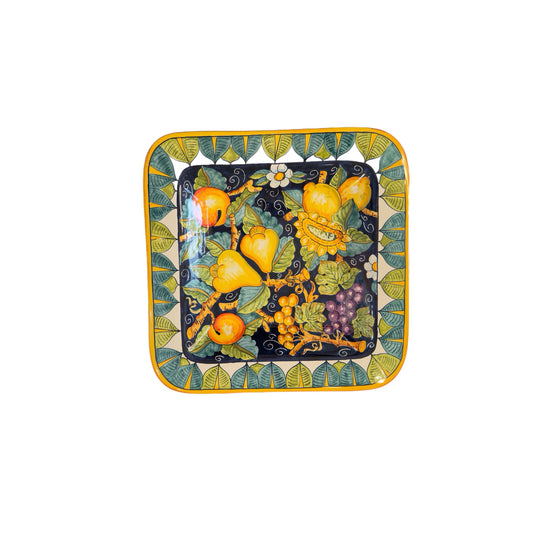 VINTAGE & COLLECTIBLE CERAMICS Tuscan Fruit on the Vines Wall Plate