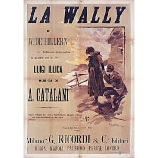La Wally (1892) – Alfredo Catalani | Ricordi Opera Poster