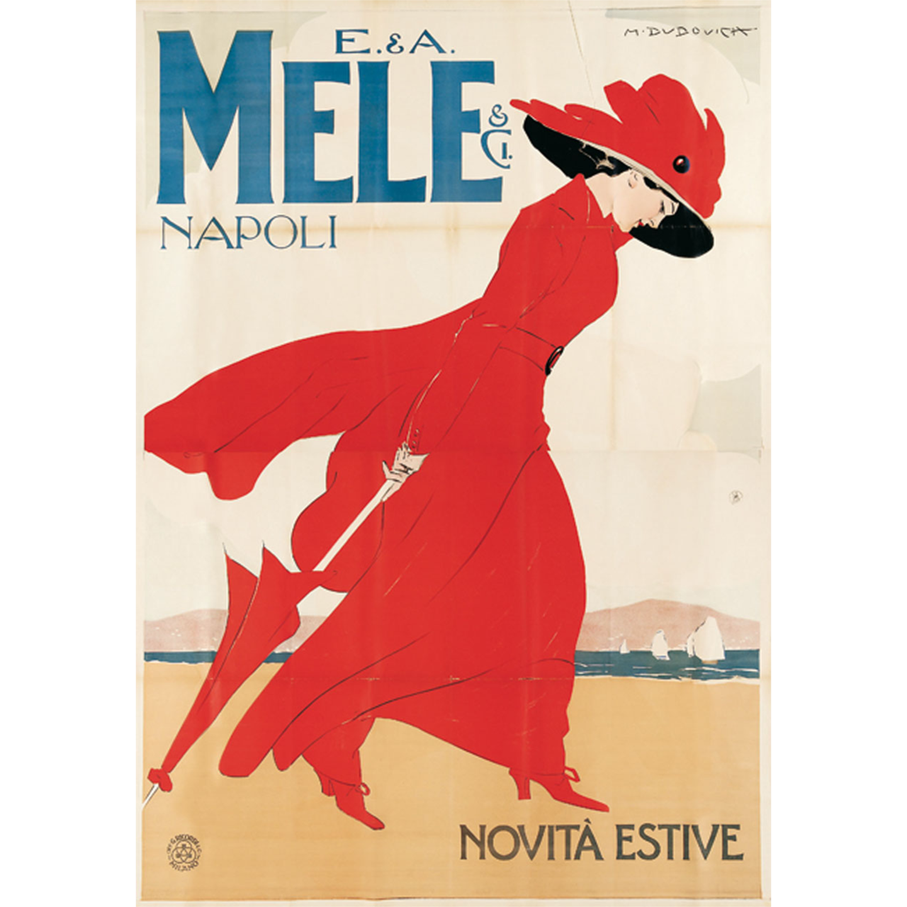 Mele Napoli – Novità Estive | Vintage Italian Advertising Poste