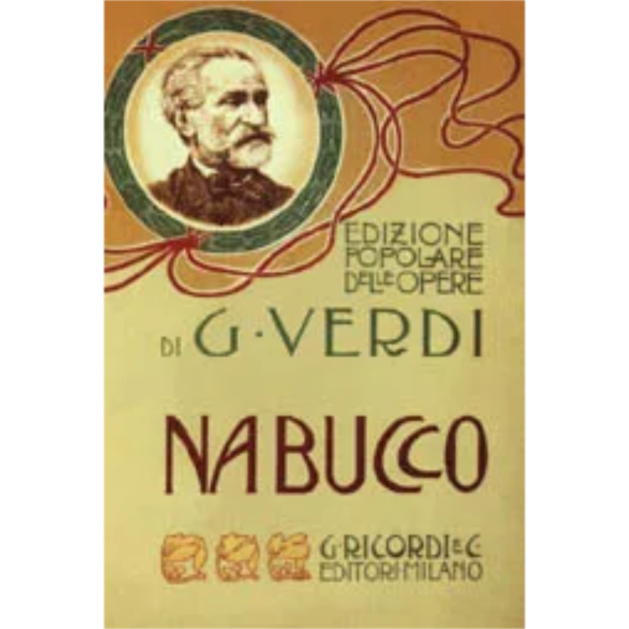 Nabucco – Giuseppe Verdi | Ricordi Opera Poster
