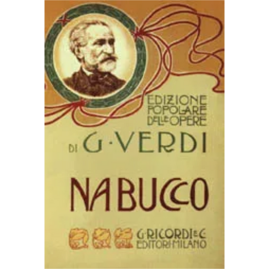 Nabucco – Giuseppe Verdi | Ricordi Opera Poster