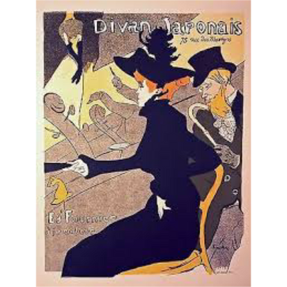 Divan Japonais – Toulouse-Lautrec Poster