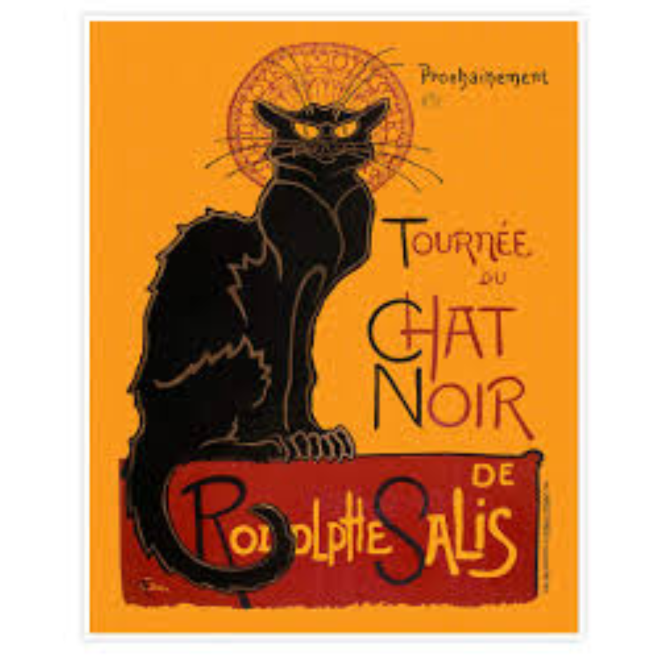 Tournée du Chat Noir – Rodolphe Salis | Vintage French Poster