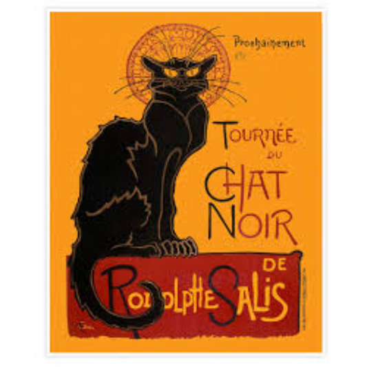 Tournée du Chat Noir – Rodolphe Salis | Vintage French Poster
