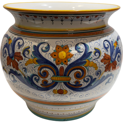 VINTAGE AND COLLECTIBLES Ricco Deruta Large Planter — CAMA Ceramiche
