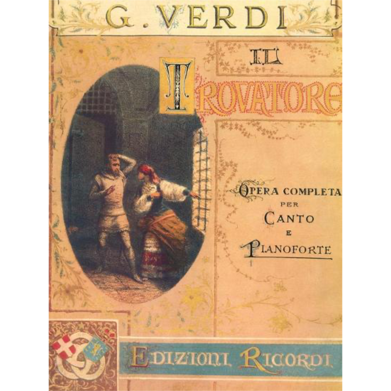 Il Trovatore – Giuseppe Verdi | Edizioni Ricordi Opera Poster