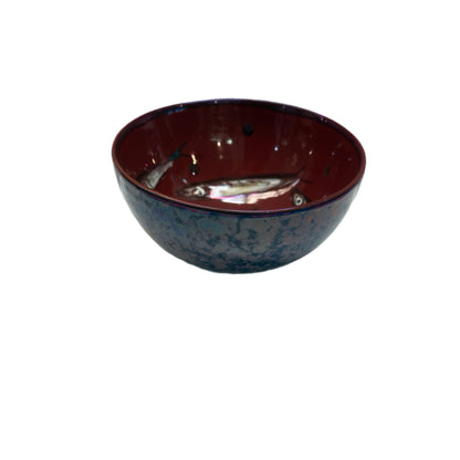 Vignoli Hand-Painted Ceramic Bowl – Anchovy Design 2