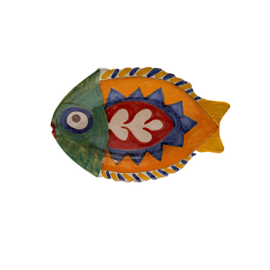 Giovanni DeSimone Original Ceramic Fish Platter (14" x 10")