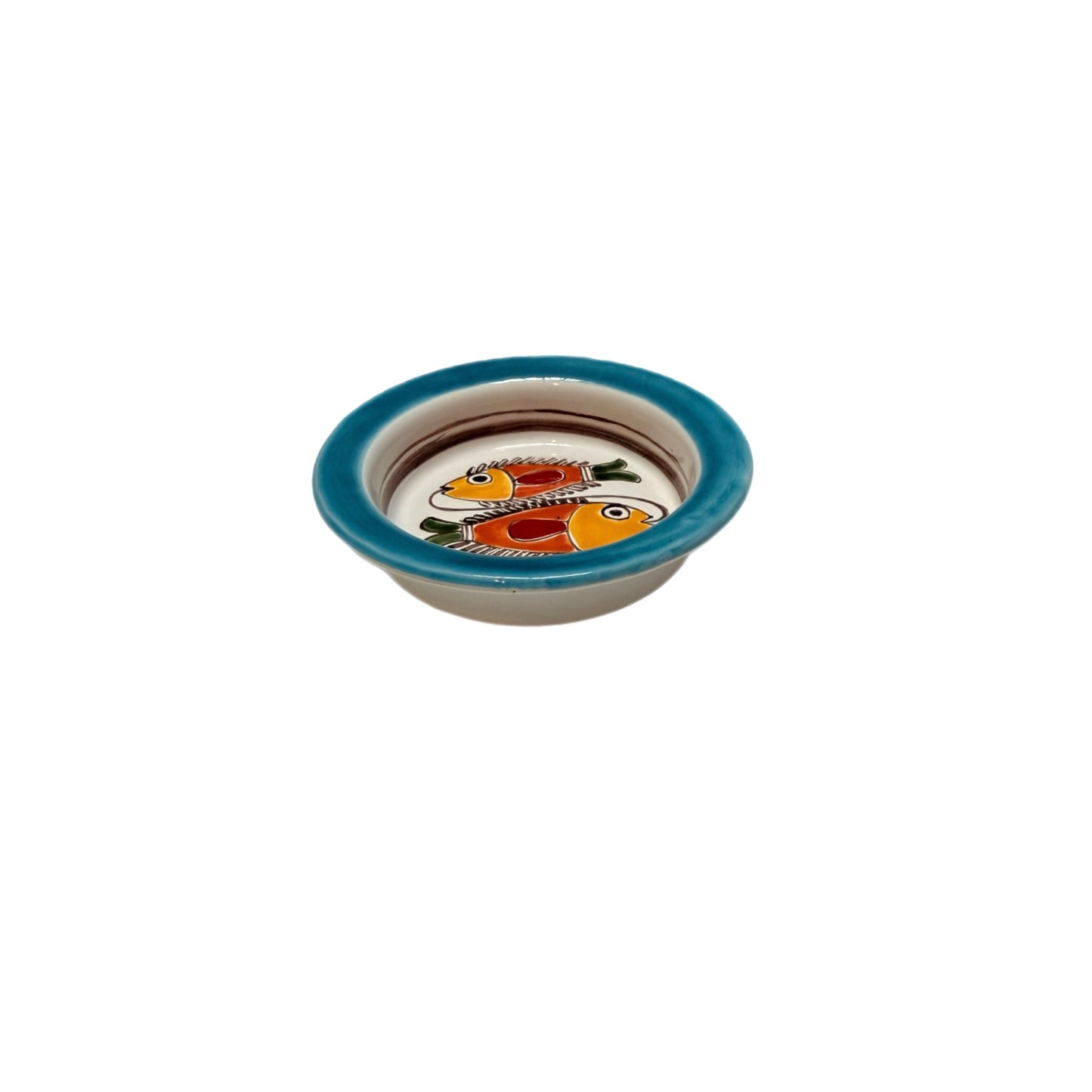 Susanna DeSimone Hand-Painted Coaster – Fishes