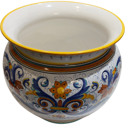 VINTAGE AND COLLECTIBLES Ricco Deruta Large Planter — CAMA Ceramiche