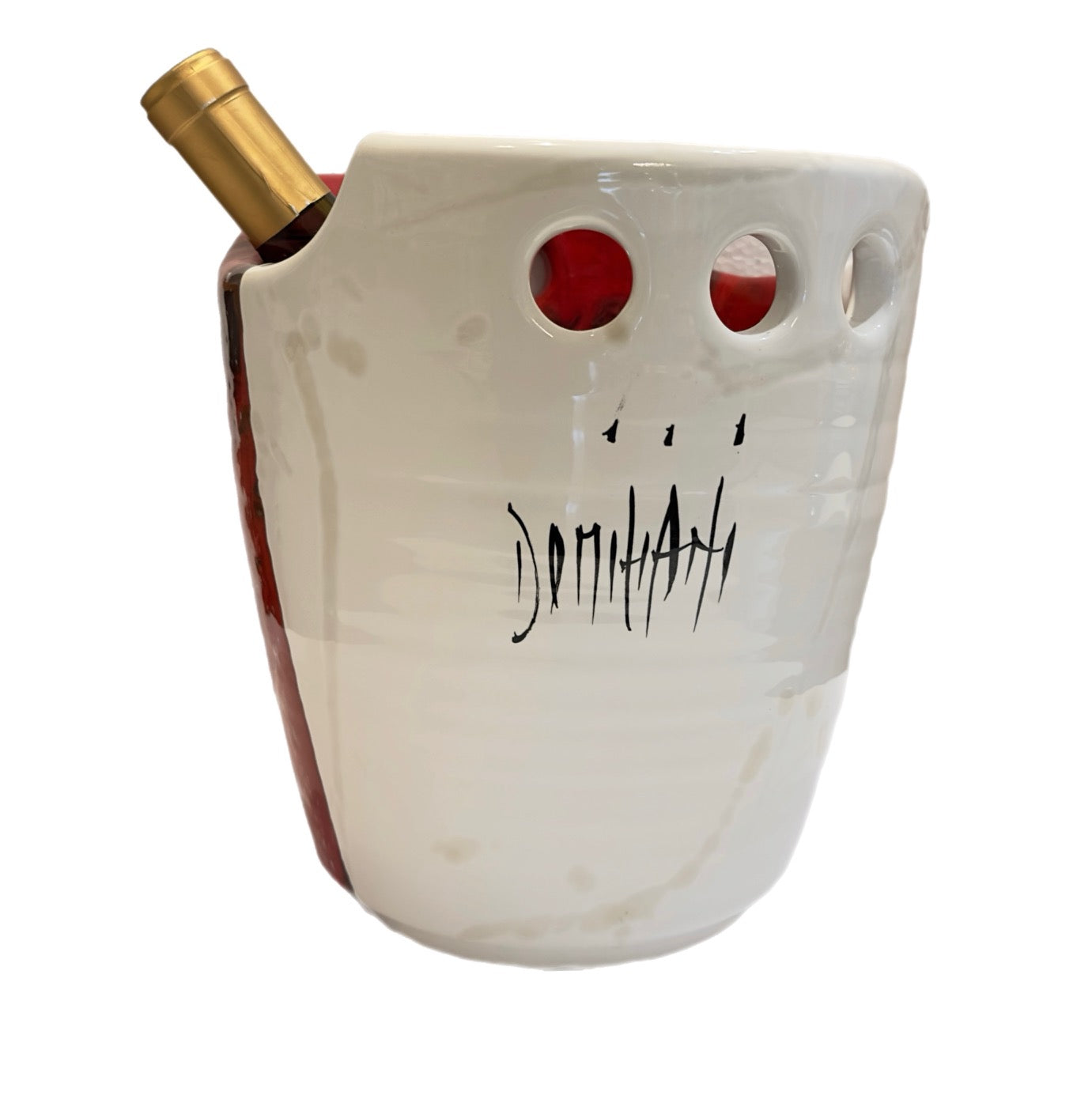 Domiziani Champagne Bucket Red & White