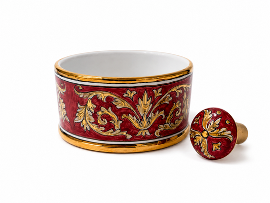 Wine Coaster & Bottle Stopper – Wine with 24K Gold