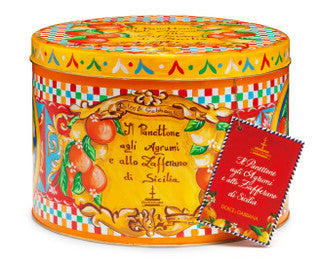 Buy Fiasconaro and Dolce & Gabbana Agli Agrumi Panettone 1kg - Orange  Tin at Biordi Art Imports