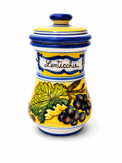 VINTAGE & COLLECTIBLE CERAMICS Dispensa del Sole – Vintage Italian Ceramic Canister Set