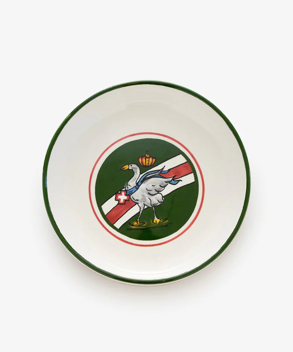 Contrade Personal Pasta Bowl Goose