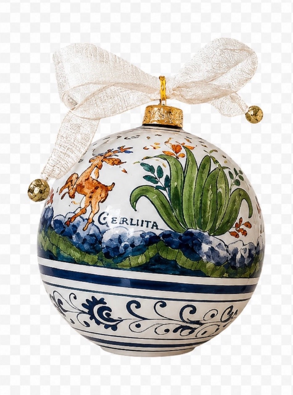 Personalized Ornament - Flora Deer